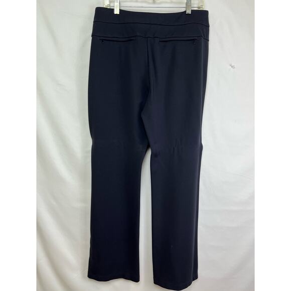 Soft Surroundings Women's Size Large Long Black Straight Leg Pull On Dress Pants - Picture 5 of 10